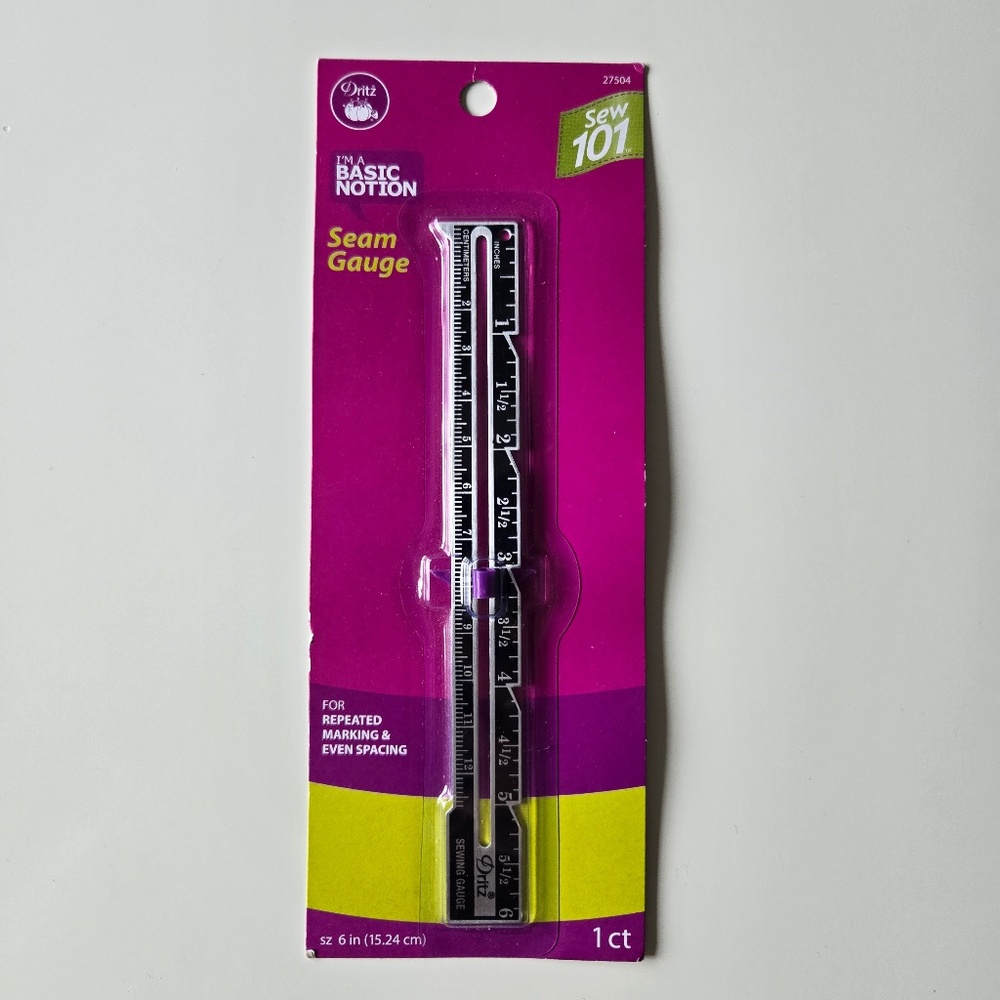 🌺 Dritz Seam Gauge 6"